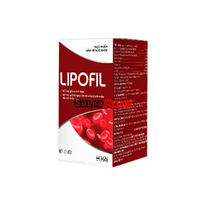 ⏺ Lipofil Ở Việt Nam - phương tiện để bình thường hóa mức cholesterol