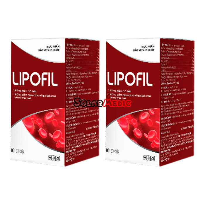 ⏺ Lipofil Ở Việt Nam - phương tiện để bình thường hóa mức cholesterol